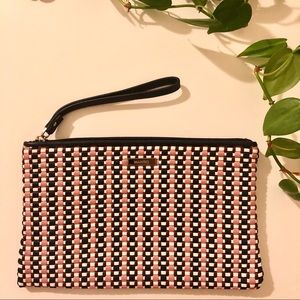 NWOT Mango Woven Clutch
